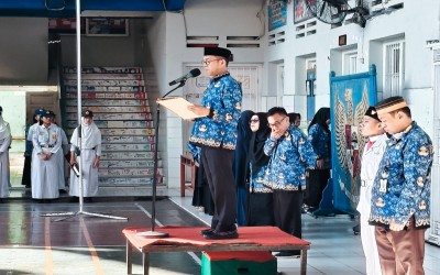 Kepala Sekolah Ajak Keluarga Besar SMPN 5 Makassar Jadikan Pancasila sebagai Pedoman Hidup
