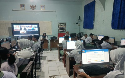 Pelaksanaan TKA di SMP Negeri 5 Makassar Berjalan Lancar