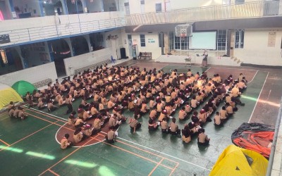 Camping Day SMP Negeri 5 Makassar Berlangsung Meriah, Seluruh Siswa Kelas VII Antusias Mengikuti Kegiatan